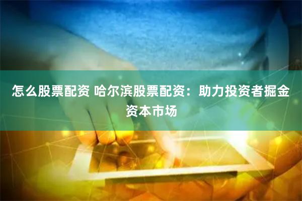 怎么股票配资 哈尔滨股票配资：助力投资者掘金资本市场